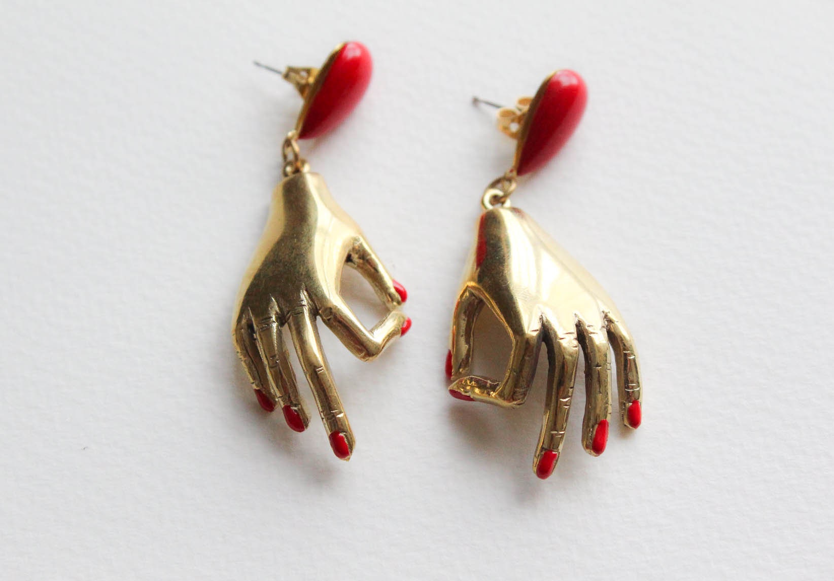 Hand | O.k. Ohrringe - Karry Ohrring Hand | O.k. Ohrringe - Karry Ohrring von Facraftstore