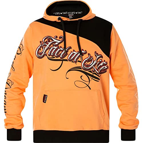 Fact of Life Hoody Bad Dreams SH-12 Papaya Punch Orange, XXL von Fact of Life