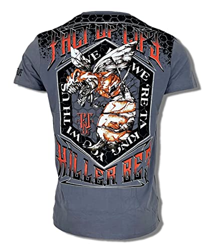 Fact of Life T-Shirt „Killer Bee“ TS-52 Dark Gray (M) von Fact of Life