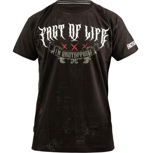 Fact of Life T-Shirt Unstoppable TS-86 Schwarz, M von Fact of Life