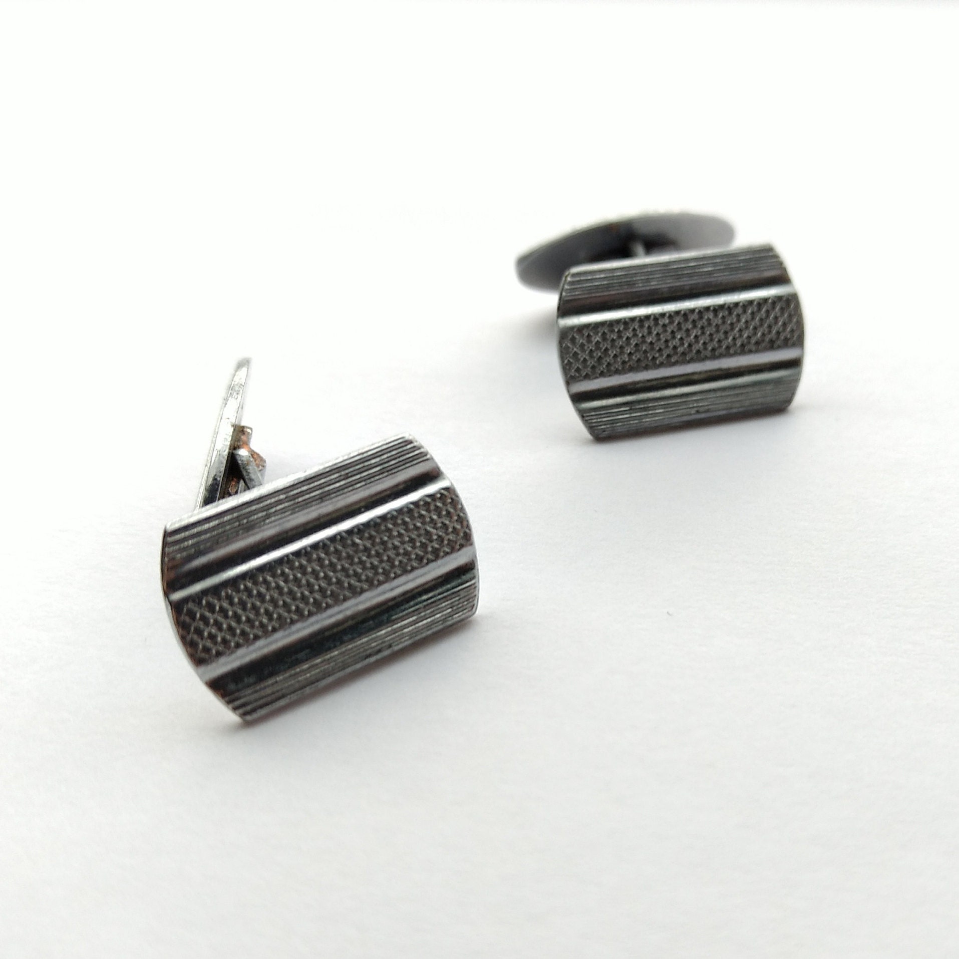 Vintage Manschettenknöpfe - Modern Streifen Schmuck Für Männer von Factory23