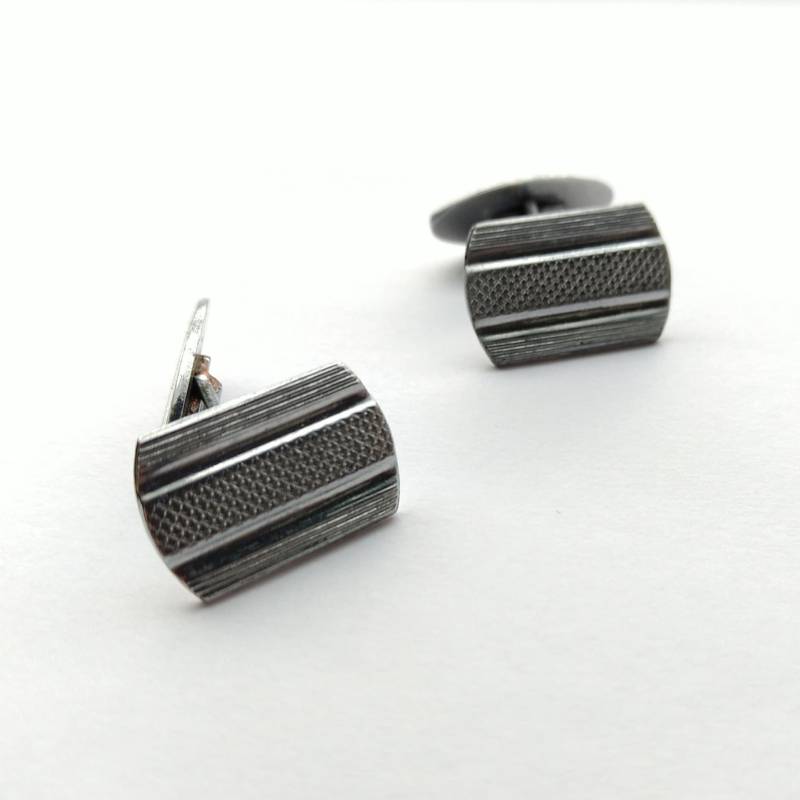 Vintage Manschettenknöpfe - Modern Streifen Schmuck Für Männer von Factory23