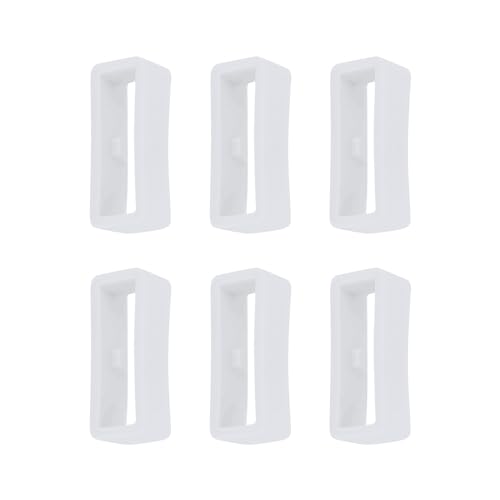 20mm Uhrenarmband Schlaufe Kompatibel mit Garmin Vivoactive 5, 6 Stück Silikon Ersatz Schlaufe Armband Sicherer Silikonring Armbanduhr Schlaufe für Garmin Vivoactive 5 von Factorys
