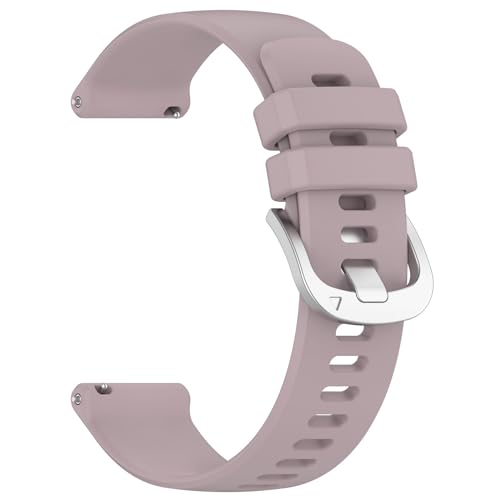 Ersatzbänder 18mm Kompatibel mit Garmin Venu 3S, weiche und flexible Silikon-Ersatzbänder Atmungsaktive Sportarmband Gummibänder (Lila) von Factorys