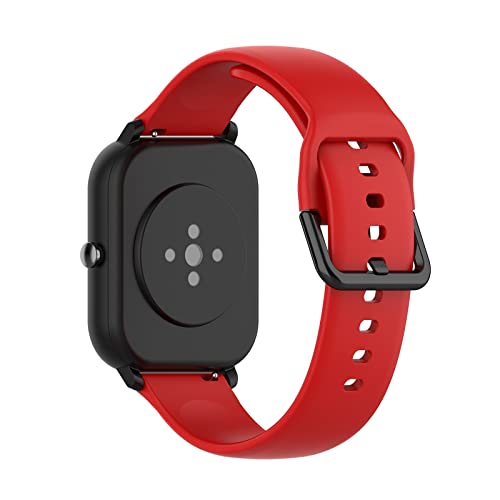 Ersatzbänder Kompatibel mit Amazfit GTR Mini Armband für Damen Herren, Verstellbare Weiches Silikon Sport Ersatzarmband Sportarmband für Amazfit GTR Mini, A6 von Factorys