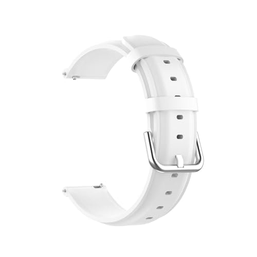 Factorys Leder Uhrenarmbänder Kompatibel mit LG G Watch W100 Armband für Damen Herren, 22mm Uhrenarmband Smart Watch Lederarmband für LG G Watch W100 von Factorys
