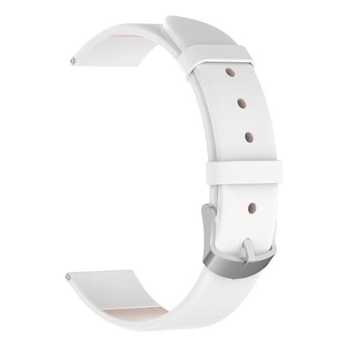 Factorys Leder Uhrenarmbänder Kompatibel mit LG Watch Style Armband für Damen Herren, 18mm Uhrenarmband Smart Watch Lederarmband für LG Watch Style Ersatzarmband von Factorys