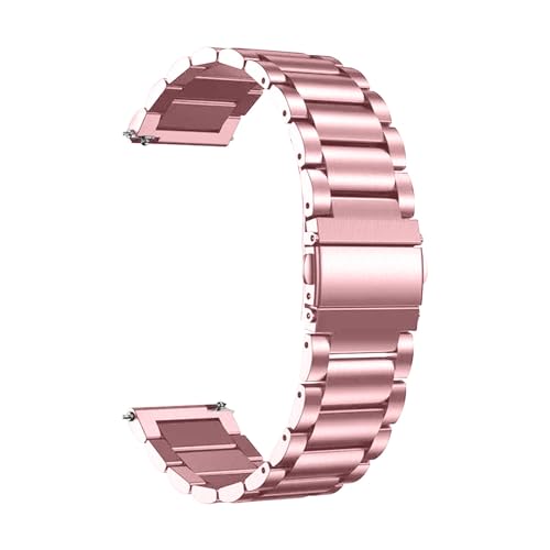 Factorys Metall Armband 22mm Kompatibel mit LG Watch Urbane W150 für Herren Damen, Edelstahl Ersatzarmband Uhrenarmband für LG Watch Urbane W150 von Factorys