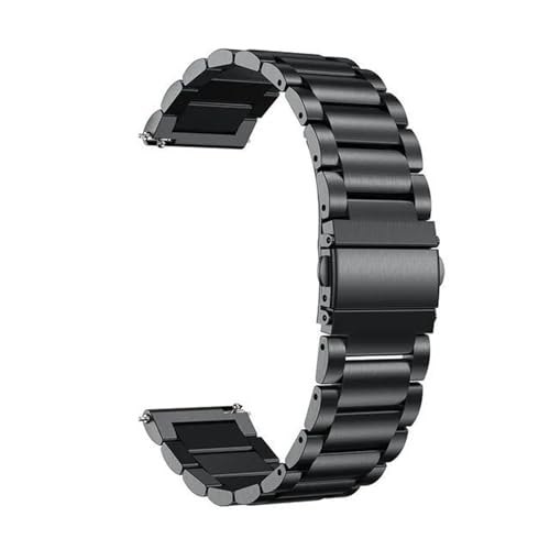 Factorys Metall Armband 22mm Kompatibel mit Pebble 2 für Herren Damen, Edelstahl Ersatzarmband Uhrenarmband für Pebble 2 von Factorys