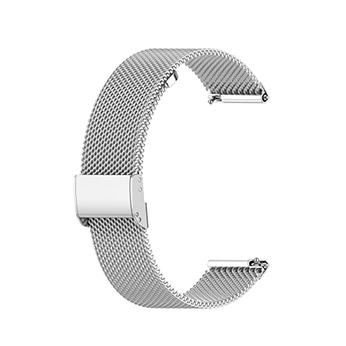 Factorys Metall Armband Kompatibel mit LG Watch Style für Herren Damen, Edelstahl Masche Metall Ersatzarmband Uhrenarmband für LG Watch Style von Factorys