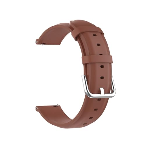 Leder Uhrenarmbänder Kompatibel mit Garmin Vivomove HR Armband für Damen Herren, 20mm Uhrenarmband Smart Watch Lederarmband für Garmin Vivomove HR Ersatzarmband von Factorys