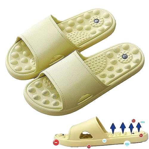 Akupressur-Hausschuhe für Männer,Durchblutungspantoffeln Sandalen Reflexzonenmassage Akupressur Sandalen | Akupunkt-Stimulationsschuhe, bequeme Sandalen für Männer und Frauen Facynde von Facynde