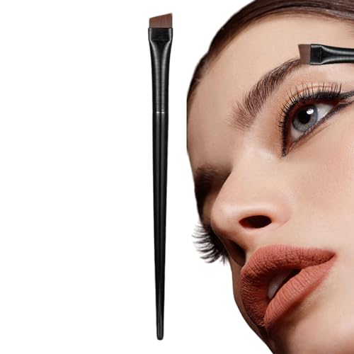 Augenbrauenpinsel,Augenbrauenpinsel,Eyeliner-Pinsel - Flache Eyeliner-Pinsel für präzises Auftragen von Make-up. Fein abgewinkelter, ultradünner, flacher Winkel von Facynde