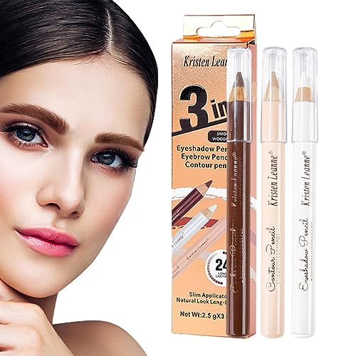 Augenbrauenstift für Frauen | Langlebiger, wasserfester Silkworm Pen Eyeliner-Stift - Verdeckendes Augen-Make-up-Zubehör für Dating, Ausgehen, Reisen, Urlaub, Einkaufen Facynde von Facynde