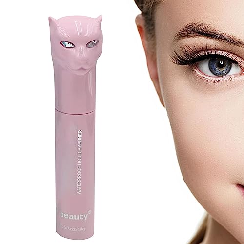 Augenstifte,Leoparden-Gel-Eyeliner-Stift | Wasserdichter, langlebiger professioneller schwarzer Eyeliner-Flüssigkeitsstift für Frauen Facynde von Facynde