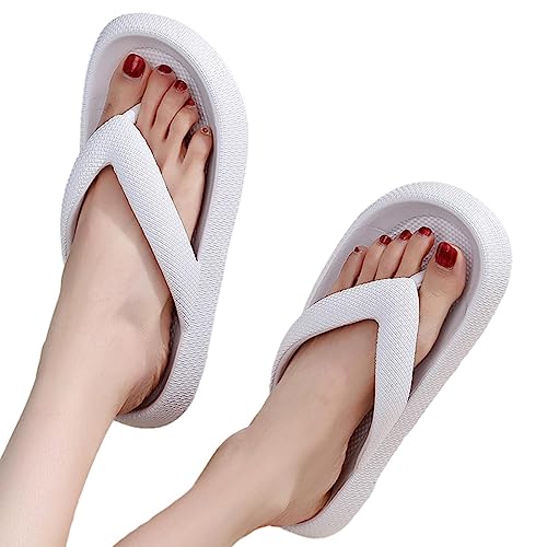 Duschpantoffeln, EVA Damen Hausschuhe für die Dusche mit dicker Sohle, Leichte, rutschfeste, ergonomische Slipper für Strand, Fitnessstudio, Schlafzimmer, Schwimmbad, Schlafsaal, Spa, Garten Facynde von Facynde