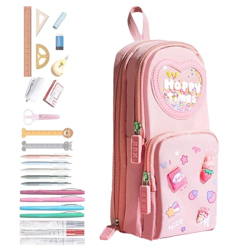 Facynde Stifttasche, Bleistiftbeutel,Stiftetui für Mädchen - Große Kapazität Rucksack Bleistift Stift Fall für College Schule Kaninchen Tasche Bleistift Beutel Halter Box Organizer von Facynde