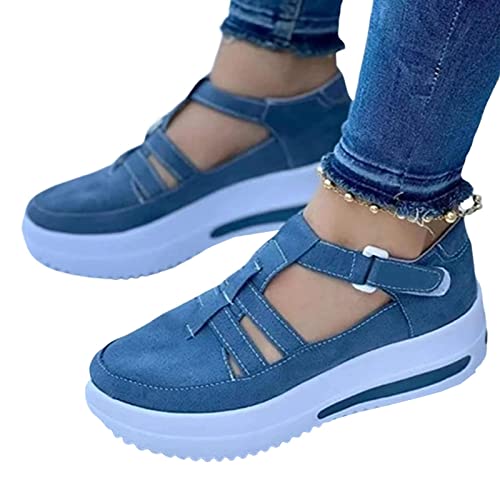 Facynde Swezida Wanderschuhe | Schuhe mit dickem Boden für unterwegs,Freizeitsandalen, lässige Wanderschuhe, Swezida-Sandalen, orthopädische Fußgewölbestütze von Facynde