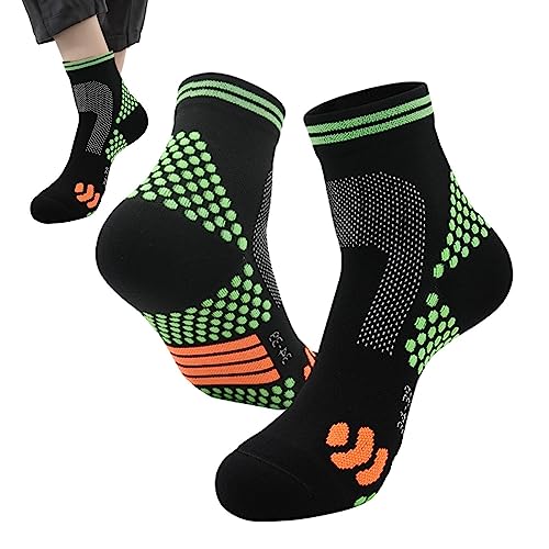 Ferninfrarot-Schörl-Socken Far Infrareds Titaniumss Socken Herren,Knöchelkompressionssocke Für Den Sport, Micros Titanium Height Booster Für Männer Und Frauen von Facynde