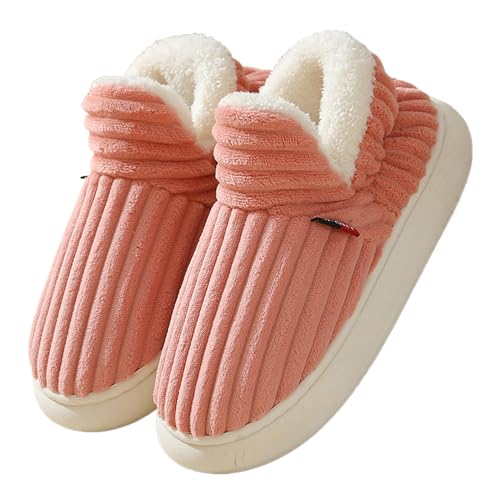 Hausschuhe für Damen | Hausschuhe mit orthopädischen Sohlen,Bequeme Indoor-Outdoor-Scuff-Slides, Slip-On-Winter-Fuzzy-Hausschuhe für Männer und Frauen Facynde von Facynde