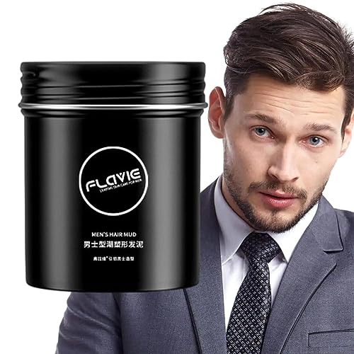 Herren-Haarwachs - Finish-Formendes Haarwachs | Haar-Styling-Paste für Herren, Haar-Styling-Wachs, Haar-Teig-Styling-Ton, Wachsstäbchen, Finish-Formpaste, 100 g Facynde von Facynde