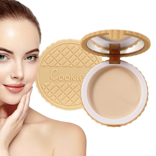 Korrektur-Concealer,Foundation Concealer - Cookies Design Under Eye Concealer, Mehrzweck-Concealer-Grundierung, natürlicher, langanhaltender Gesichts-Concealer für helle bis helle Haut Facynde von Facynde