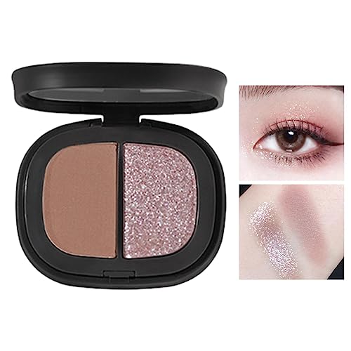 Lidschatten-Palette Make-up | Zweifarbiger, hochpigmentierter Make-up-Lidschatten,Langlebige Lidschatten, wasserfeste natürliche Farben, Make-up, Lidschatten, Kosmetik, Geschenk Facynde von Facynde