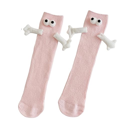 Magnetische Saugpaarsocken,3D Paar Hand in Hand Puppensocken | Unisex-Wandersocken, Baumwoll-Söckchen für Männer und Frauen Facynde von Facynde