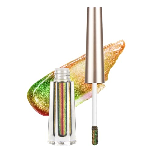 Mehrfarbiger flüssiger Glitzer-Lidschatten | Makeup Liquid Multichrome Glitzer-Lidschatten,MultiChrome Lidschatten-Glitzer, flüssiger Lidschatten für Frauen und Mädchen Facynde von Facynde