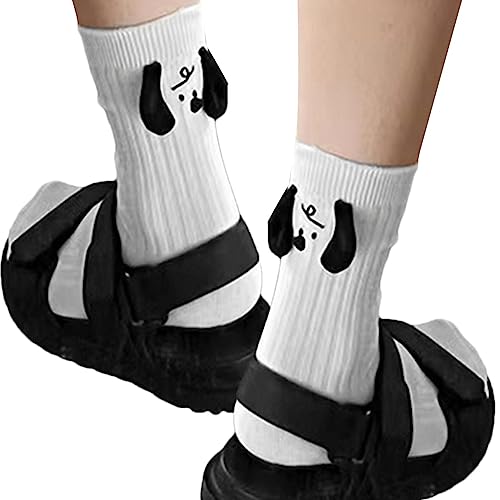 Niedliche Tiersocken für Mädchen,Süße Tier-Hundesocken | Lässige Baumwollsocken, lustige Neuheit, Stiefelgeschenke für Mädchen, Halloween-Kostüme Facynde von Facynde