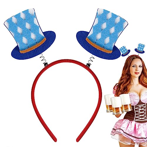 Oktoberfest-Stirnband | Haarbänder fürs Oktoberfest | Dekorativer Haarschmuck – fröhliche Kopfbedeckung für Maskerade, Karneval und Party Facynde von Facynde