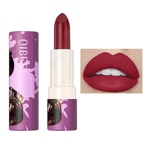 Roter Lippenstift matt | Wasserfester, hochpigmentierter Perfect Pout Lippenstift | 4,2 g nährender Formel-Lippenstift, wischfester, seidig-matter Samt-Permanent-Lippenstift für Mädchen als Facynde von Facynde