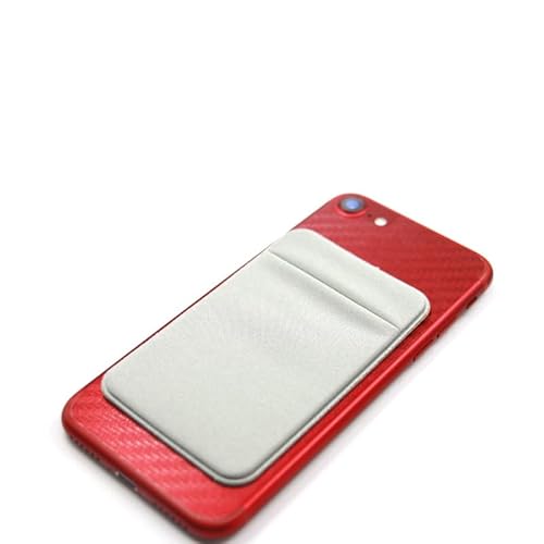 Fadbudss 3 Stück Handy-Kartenhalter mit Selbstklebendem Aufkleber für die Rückseite des Telefons, Handy Kartenhalter für Smartphones Kartenetui aus Stretchstoff, Handy-Kartenfach Brieftasche (Weiß) Fadbudss 3 Stück Handy-Kartenhalter mit Selbstklebendem Aufkleber für die Rückseite des Telefons, Handy Kartenhalter für Smartphones Kartenetui aus Stretchstoff, Handy-Kartenfach Brieftasche (Weiß) von Fadbudss