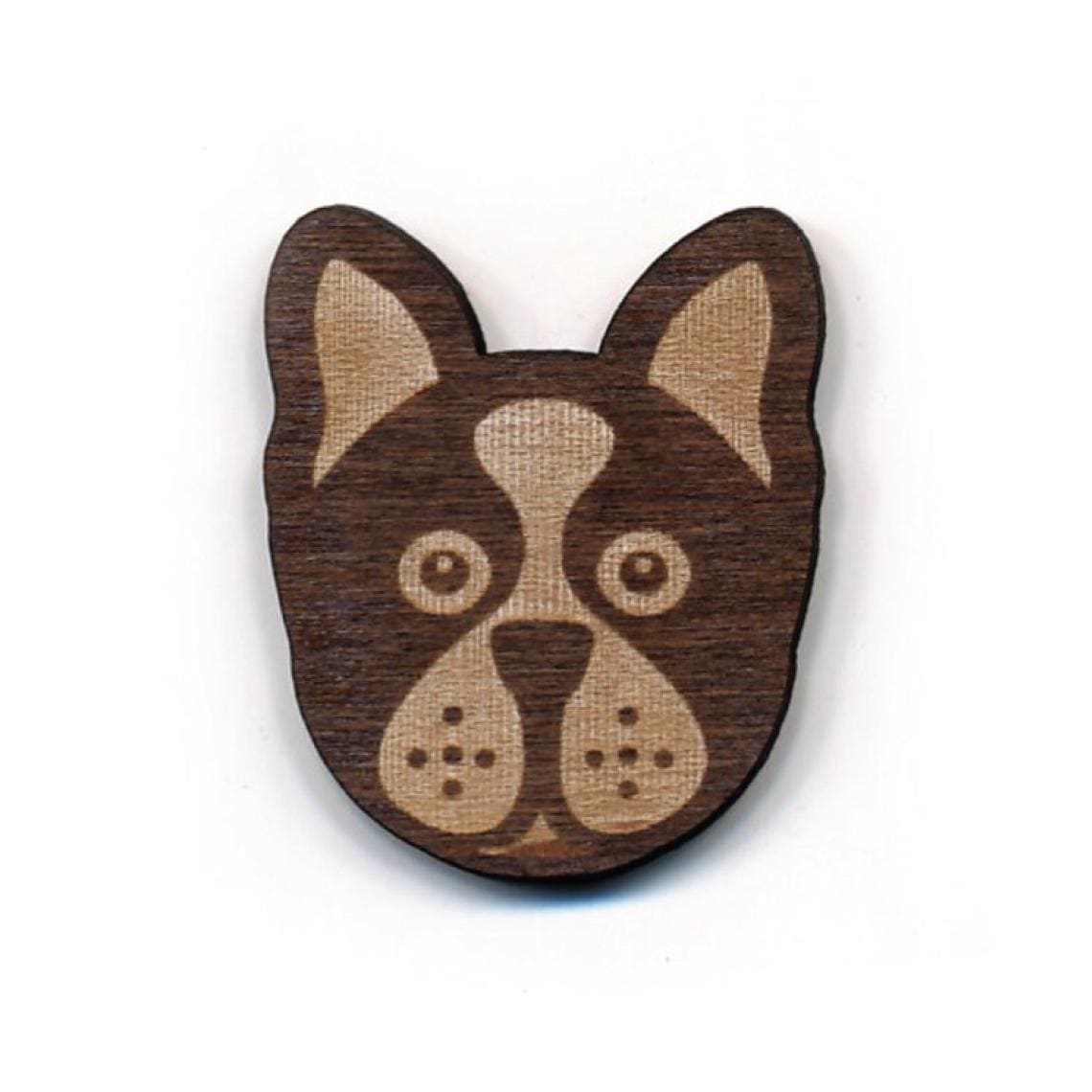 Boston Terrier Laser Cut Anstecknadel Boston Terrier Laser Cut Anstecknadel von FadeHurricaneDesign
