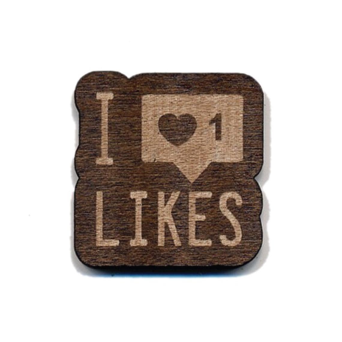 Ich Liebe Likes | Instagram Laser Cut Anstecknadel Ich Liebe Likes | Instagram Laser Cut Anstecknadel von FadeHurricaneDesign