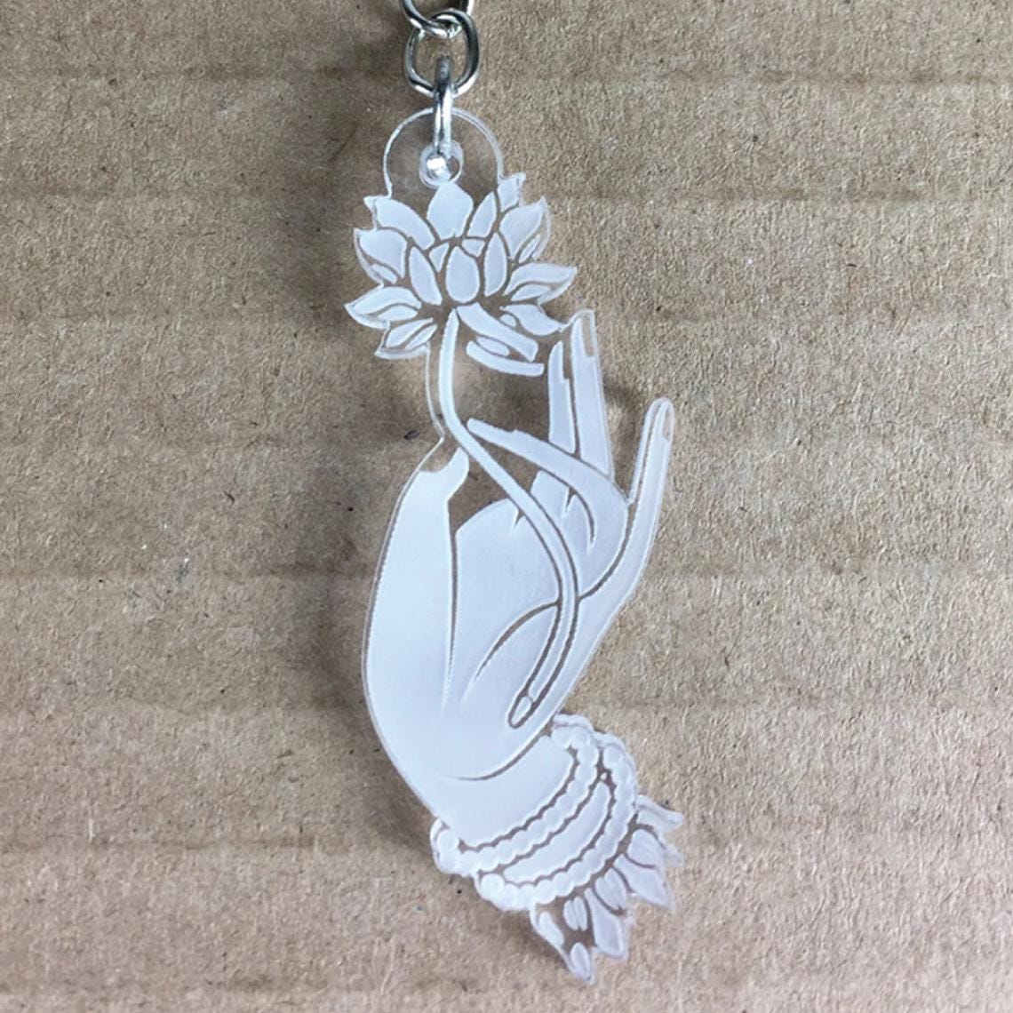 Laser Cut/Lotus Schlüsselanhänger Laser Cut/Lotus Schlüsselanhänger von FadeHurricaneDesign