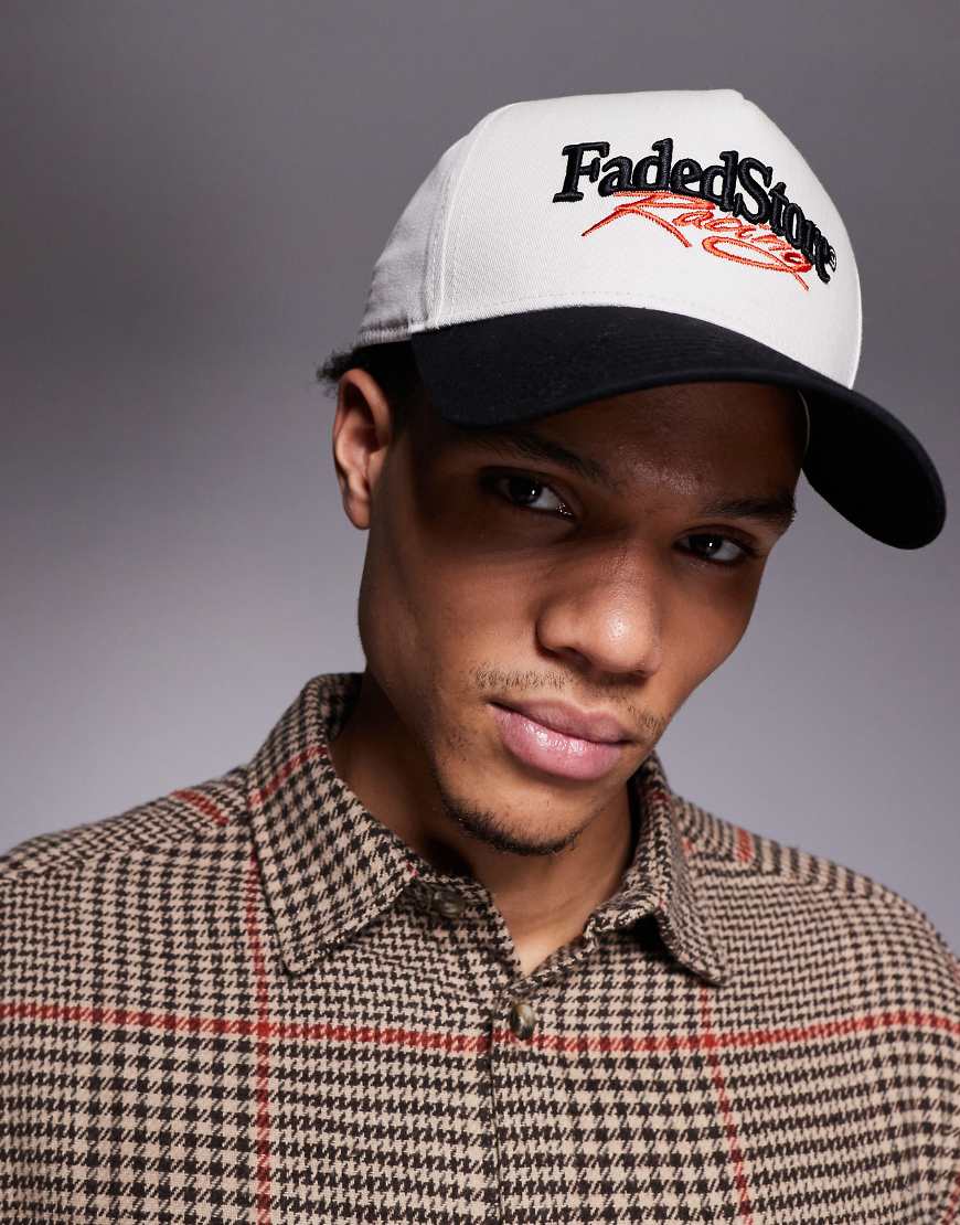 Faded Store - Kappe mit Racing-Logo-Bunt von Faded Store