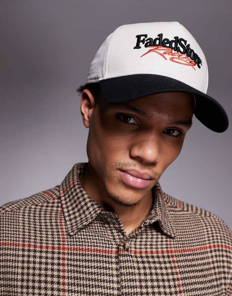 Faded Store - Kappe mit Racing-Logo-Bunt von Faded Store