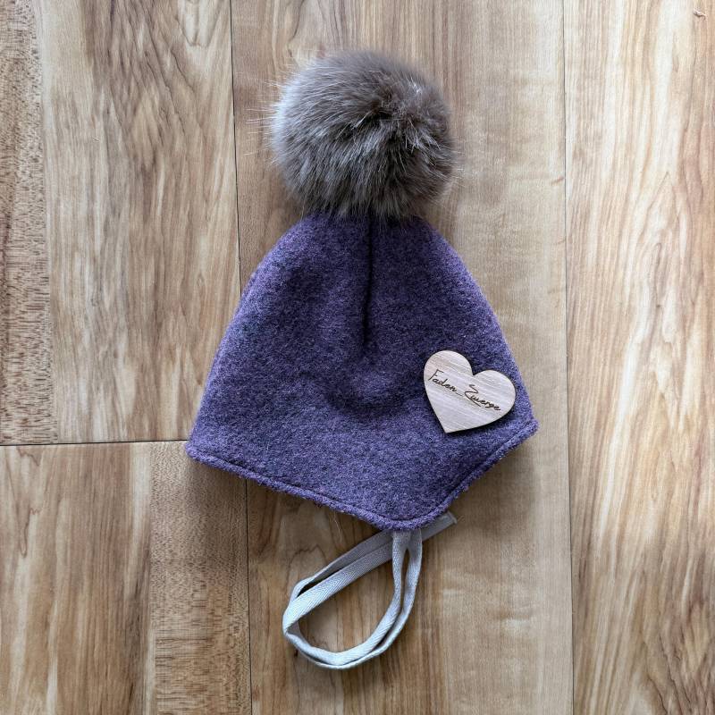 Wollwalk Mütze, Wintermütze Für Mädchen Mit Bommel Oder Ohne von FadenZwergeDesigns