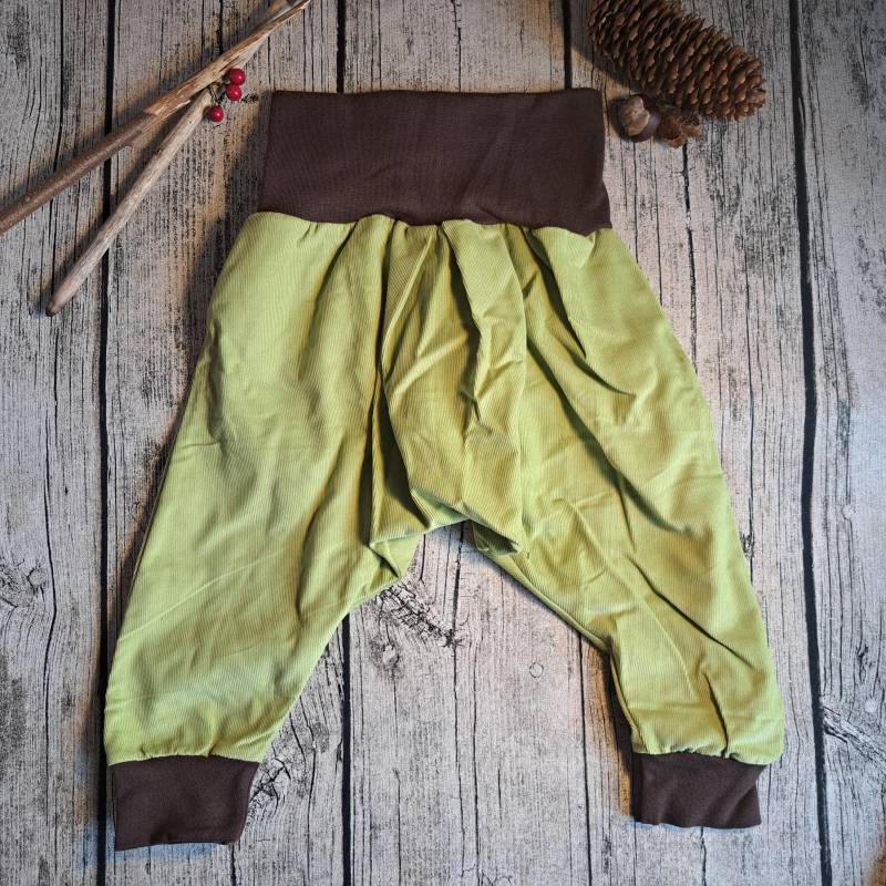 Kinder Haremshose Größe 86 - Cord von Fadendurcheinander