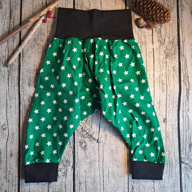 Kinder Haremshose Größe 86 - Sterne von Fadendurcheinander
