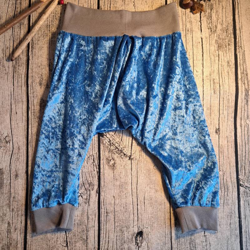 Kinder Haremshose Größe 92 - Samt von Fadendurcheinander