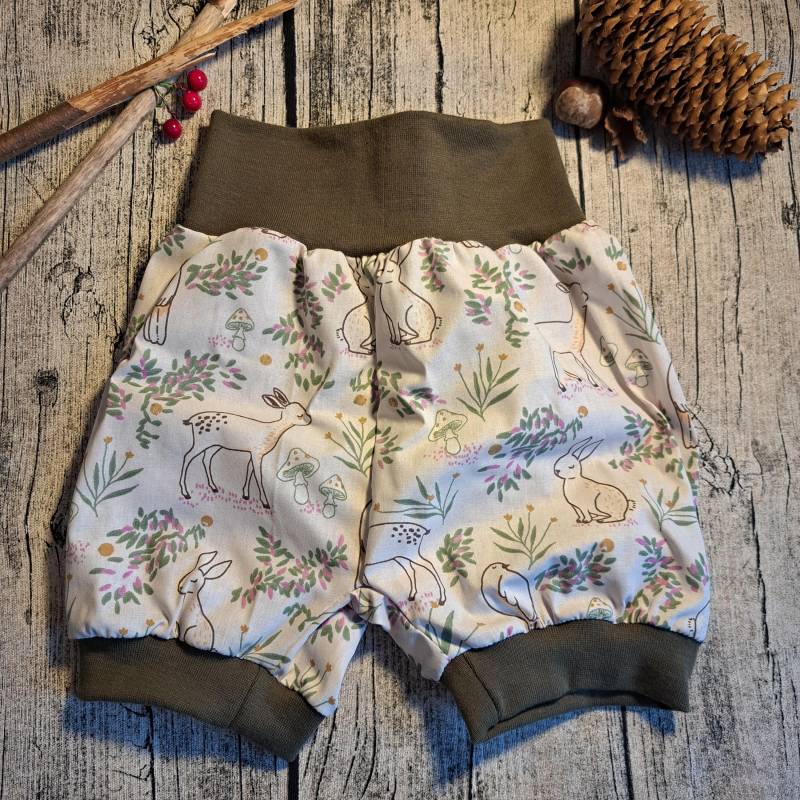 Kinder Pumphose Größe 104 - Waldtiere von Fadendurcheinander