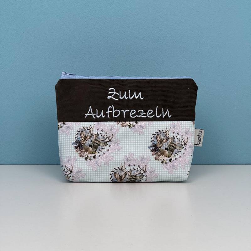 Schminktasche "Zum Aufbrezeln" Schminktasche "Zum Aufbrezeln" von Fadentour