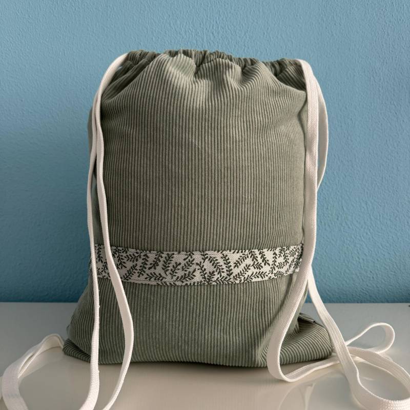 Turnbeutel "Blätterranken" von Fadentour