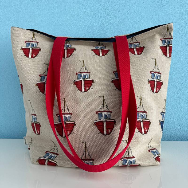 strandtasche "Boote" strandtasche "Boote" von Fadentour