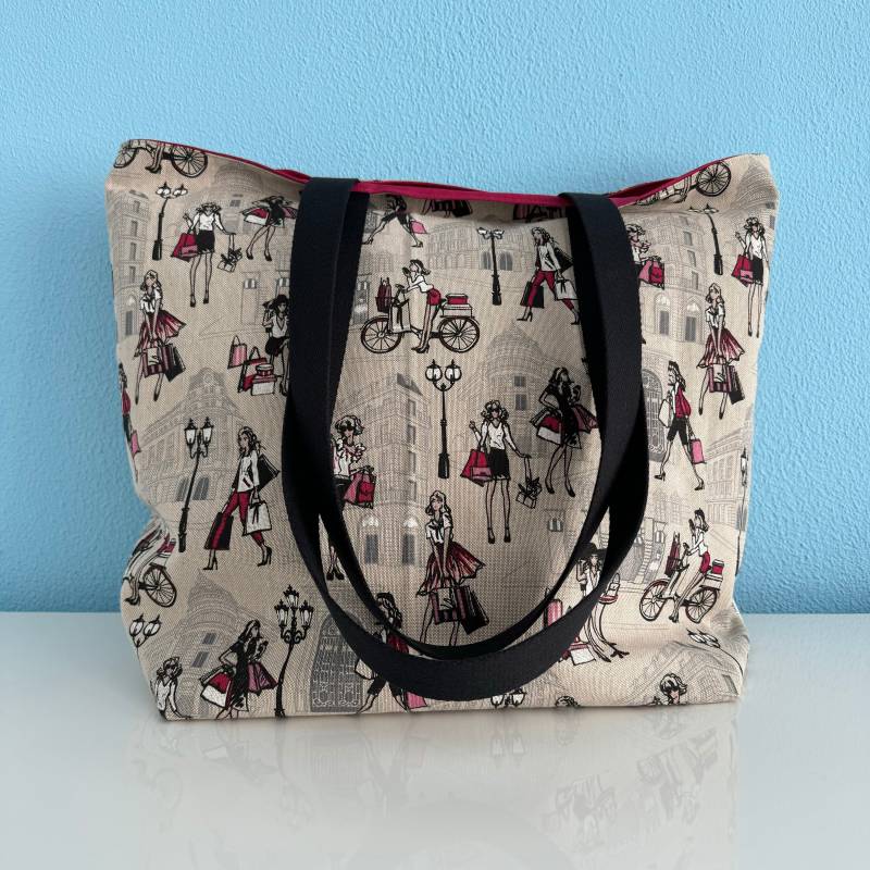 strandtasche "Shopping Girls" strandtasche "Shopping Girls" von Fadentour