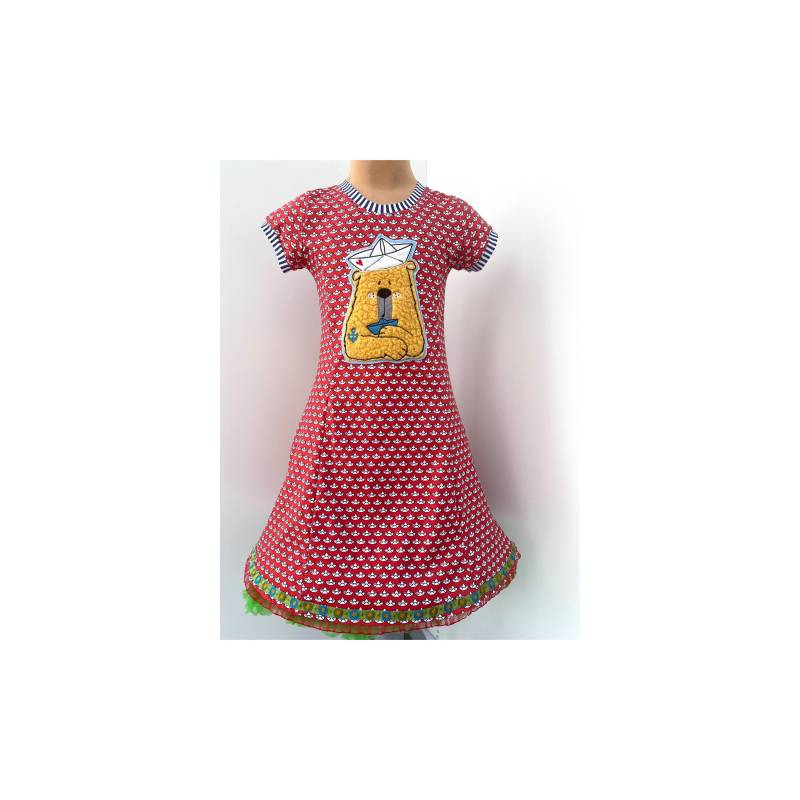 Kleid Sommerkleid Jerseykleid Seebär Maritim von FadenzauberbyAntje