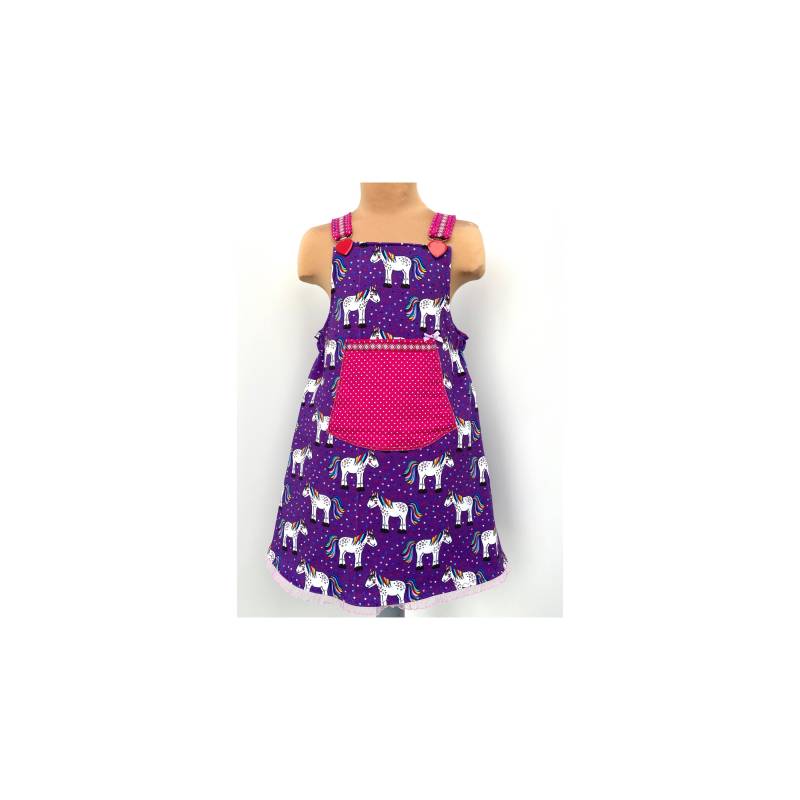Kleid Sweatkleid Latzkleid Hängerchen Trägerkleid von FadenzauberbyAntje
