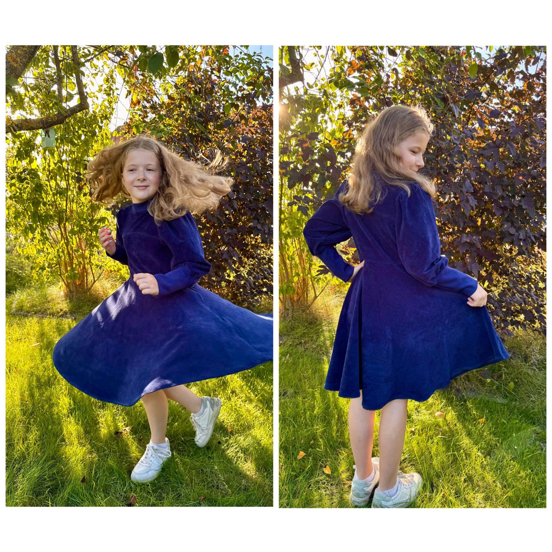 Kuscheliges Drehkleid Kleid Für Herbst Und Winter in 6 Schönen Farben Kuscheliges Drehkleid Kleid Für Herbst Und Winter in 6 Schönen Farben von FadenzauberbyAntje